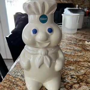 Pillsbury White Cookie Jar